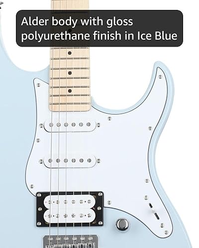Amazon.com: Yamaha PAC112VM Electric Guitar Ice Blue : Musical